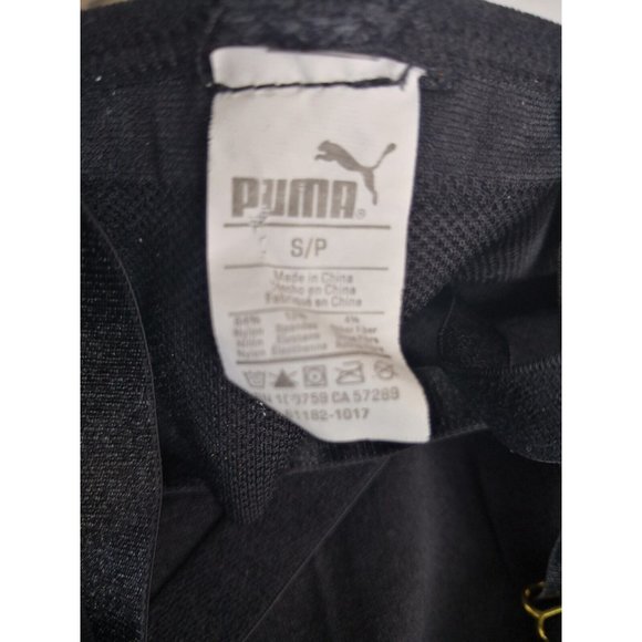 Puma RACER BACK BRA WOMEN'S LIGHT SUPPORT SPORTS BRA BLACK SIZE S - Picture 4 of 4